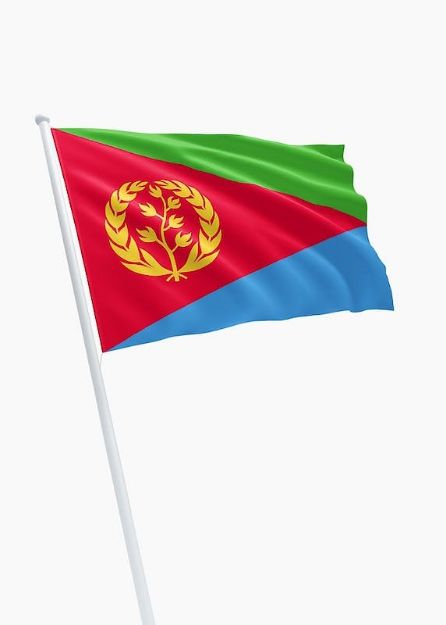 Vlag Eritrea - 150x225cm Spun-Poly